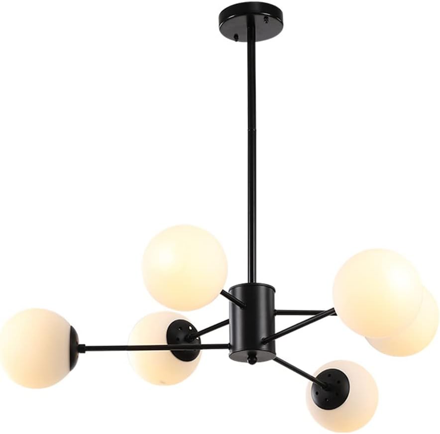Осветително тяло Abajur MAT BLACK 6XE27 3+3 BK