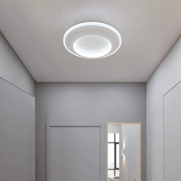 LED осветително тяло LOKI ROUND Бяло Еквивалент 200W