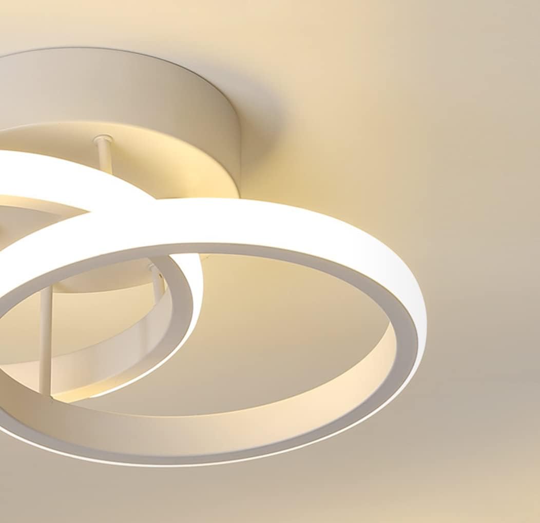 LED осветително тяло 28W Double RING бял Еквивалент 150W
