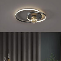 LED осветително тяло Enigma BLACK с дистанционно, еквивалент 300W
