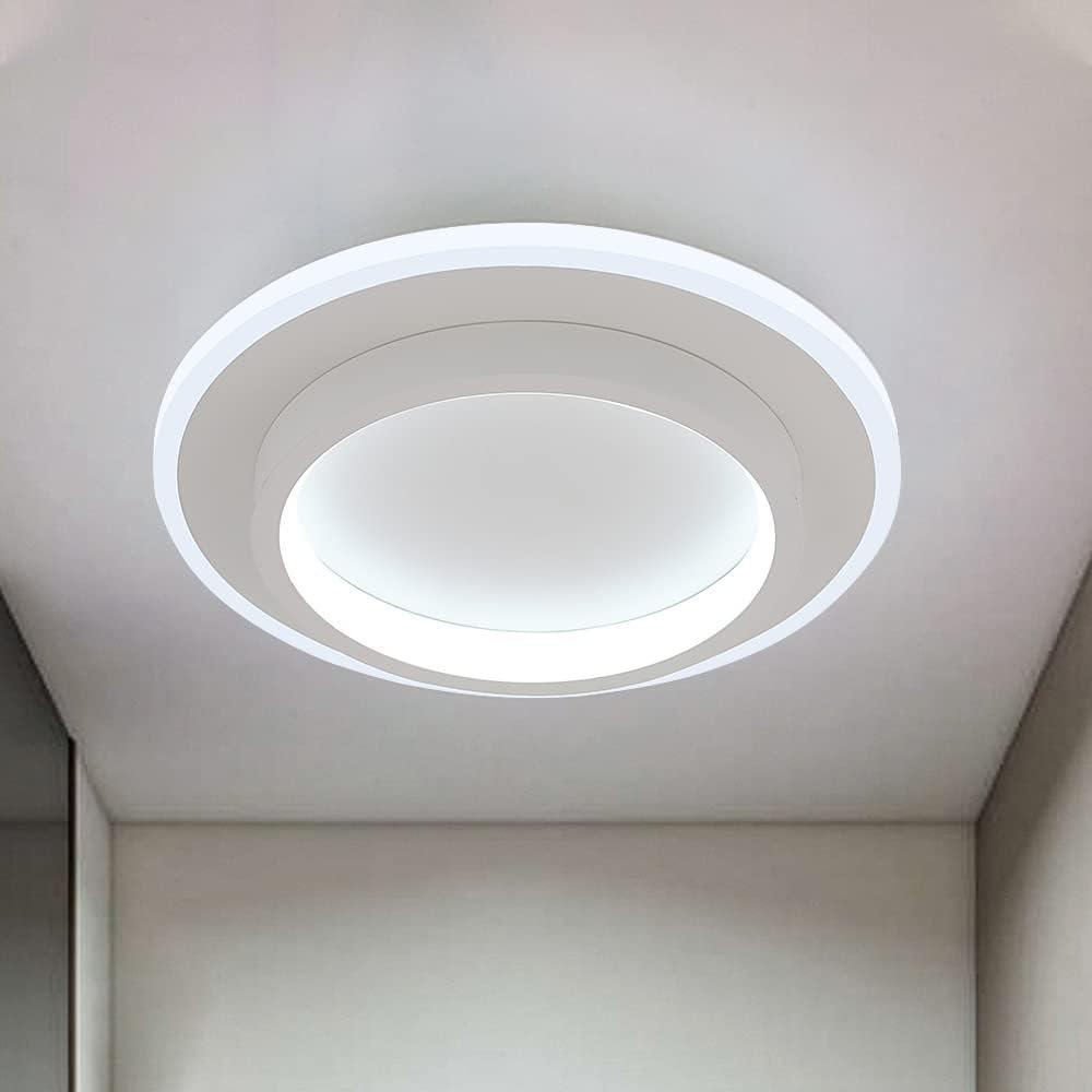 LED осветително тяло LOKI ROUND Бяло Еквивалент 200W