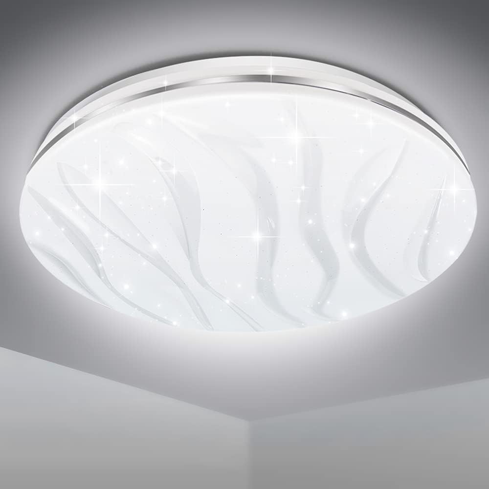 Кръгла LED плафониера Еквивалент 400W C053 3 функции