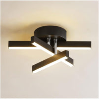 LED аплик LINNES STAR BLACK Еквивалент 200W