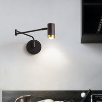 LED аплик AVANI, регулируем, черен+златист