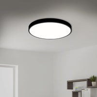 LED плафон ULTRA-THIN BLACK 40W, кръгъл, еквивалент на 400W