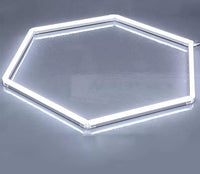 LED Плафон тип шестоъгълник 83x98CM 60W еквивалент 500W