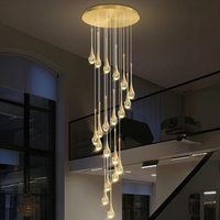 LED осветително тяло Luxury Crystal Flowing Tears