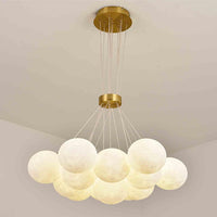LED осветително тяло Abajur GOLD Moonlight 7xE27/13xE27