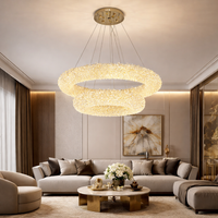 LED Висящо осветително тяло ENZO Golden Sponge Cristal – 2 сегмента, Еквивалент 850W