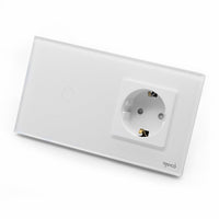 Единичен сензорен (touch) ключ + контакт Schuko