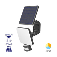 Външен LED аплик със соларен панел и сензор