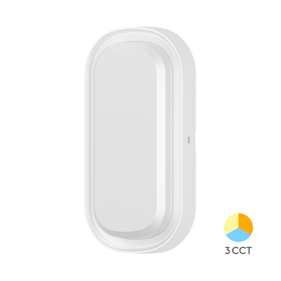 LED плафон Bulkhead бял 18W 2020lm IP65 CCT