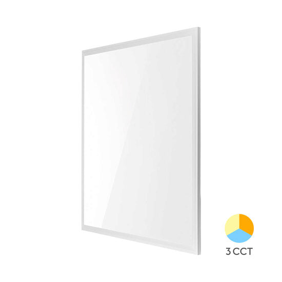 LED панел Slim за вграждане 60x60 см Бял 48W CCT