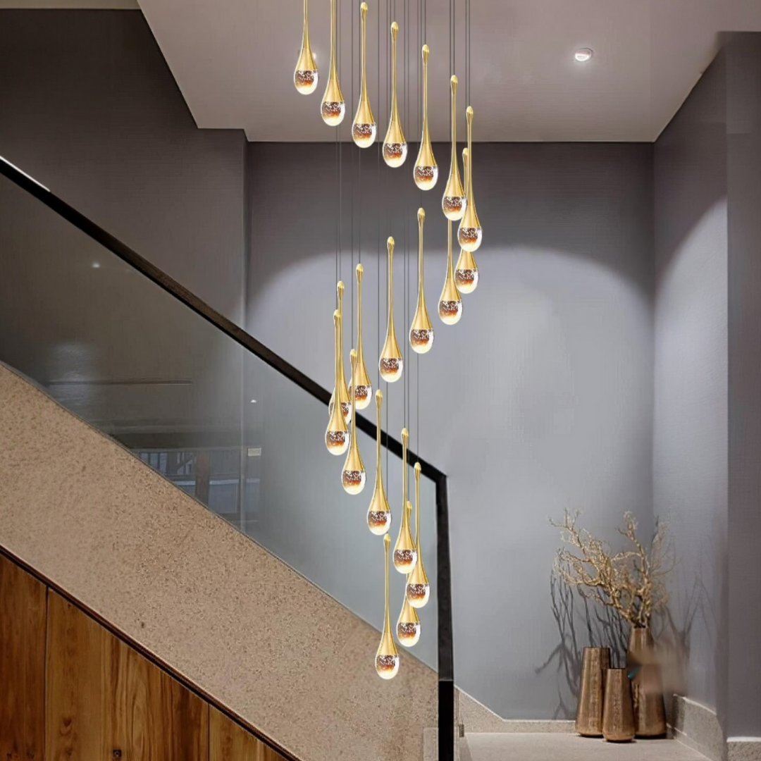 LED осветително тяло Luxury Crystal Flowing Tears