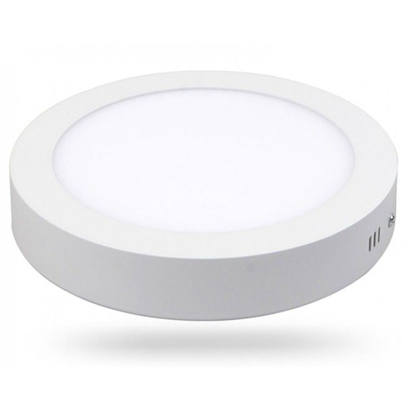 LED панел 24W кръгъл 28cm бял за повърхностен монтаж