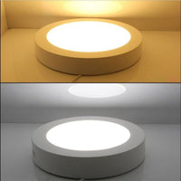 LED панел 24W кръгъл 28cm бял за повърхностен монтаж