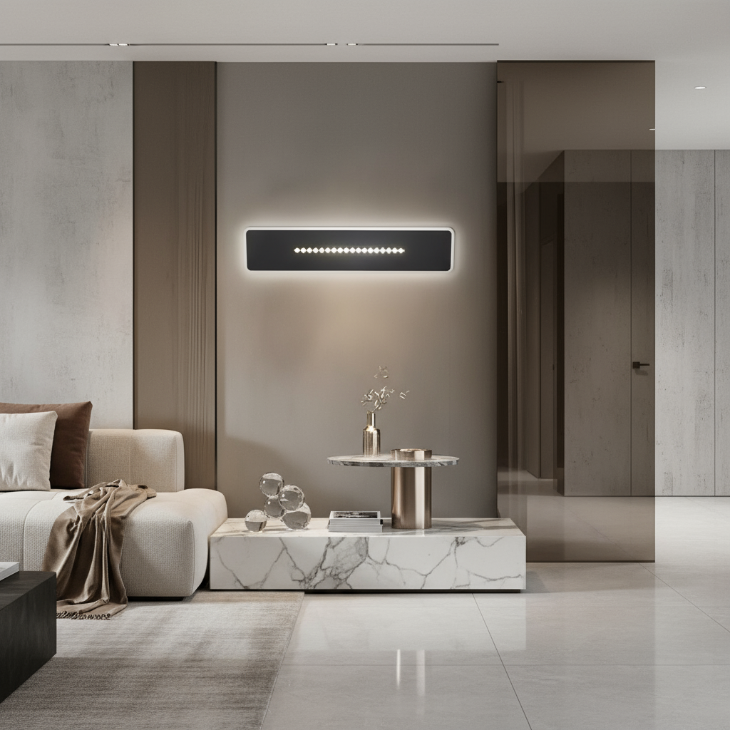 Аплик LED 22W VAIRA Black Еквивалент 220W