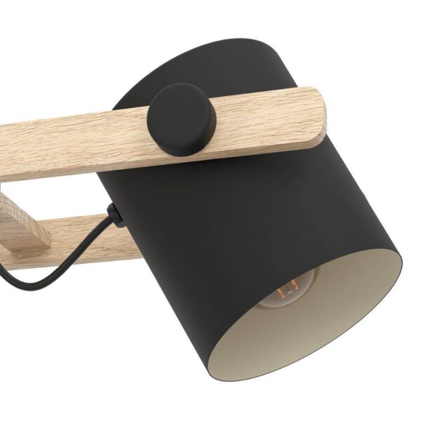 Окачено осветително тяло HORNWOOD Black 110CM