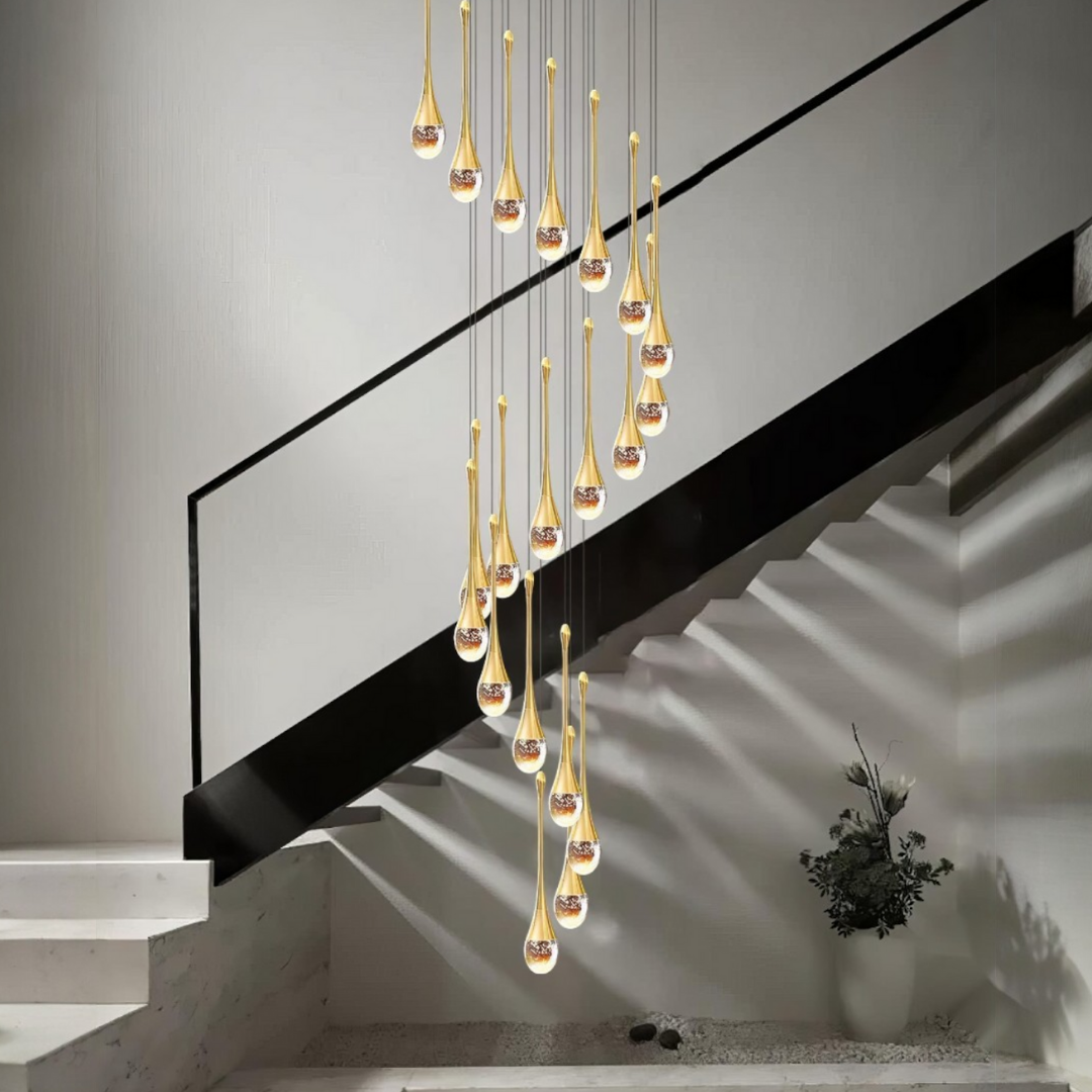 LED осветително тяло Luxury Crystal Flowing Tears