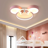 Lustra LED 80W Lovely Minnie Telecomanda 5578 ALB/ROZ / 50CM / KIDS Lighting Fixtures