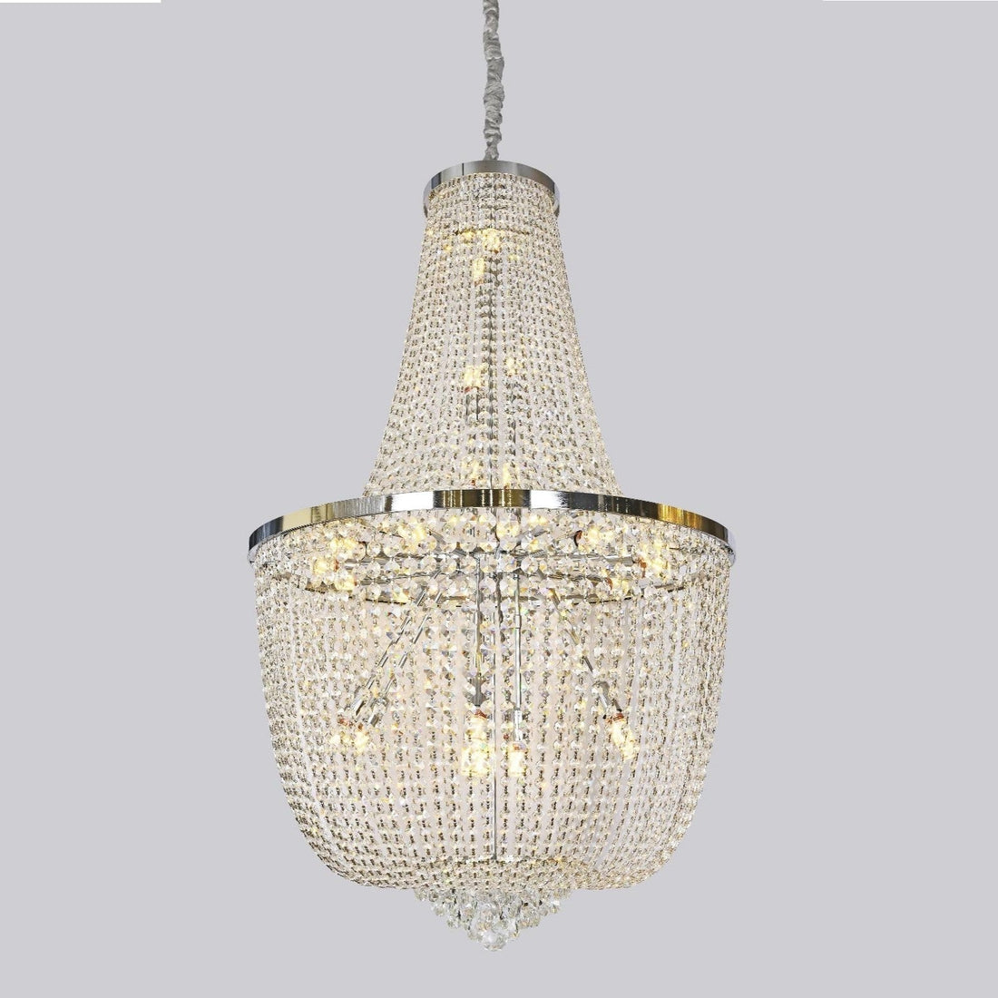 Полилей кристал LUXURY Chrome 150cm -P82404