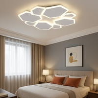 LED осветително тяло VERRA Hexagons 3 функции Еквивалент 650W Дистанционно