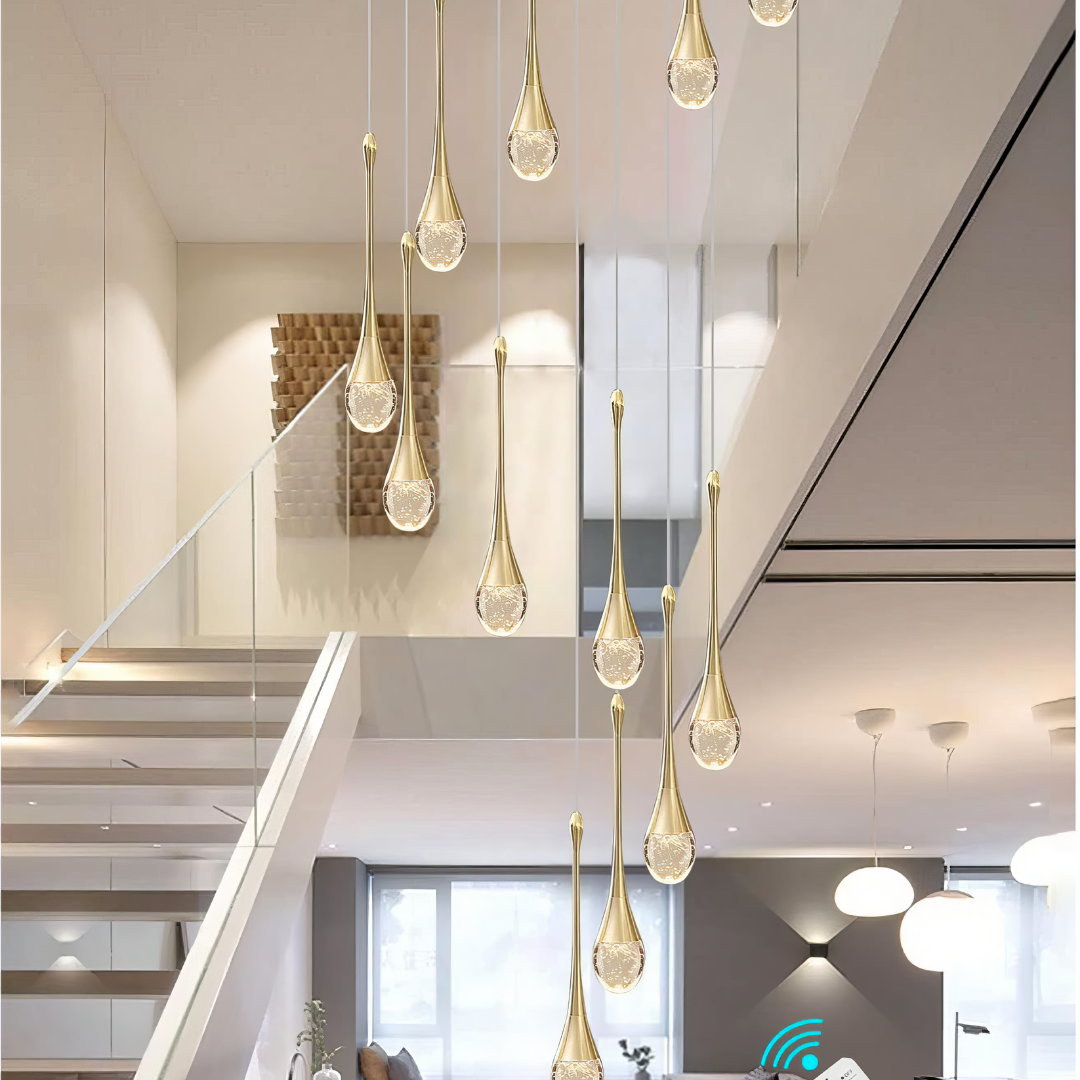 LED осветително тяло Luxury Crystal Flowing Tears