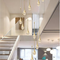 LED осветително тяло Luxury Crystal Flowing Tears