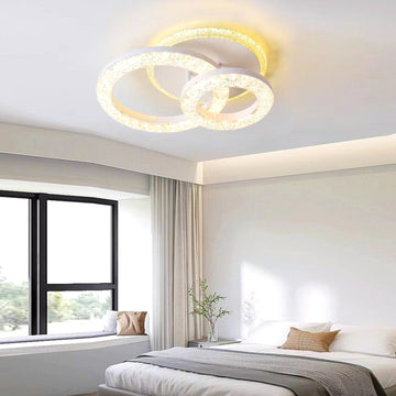 LED осветително тяло 1+1 CIRCLE BUBBLES Еквивалент 400W Дистанционно управление