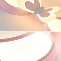 Lustra LED 80W Lovely Minnie Telecomanda 5578 ALB/ROZ / 50CM / KIDS Lighting Fixtures