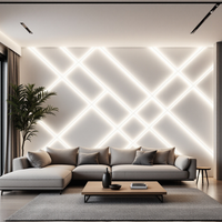 Профил за LED лента, повърхностен, плосък XL, матов бял дифузер 2M
