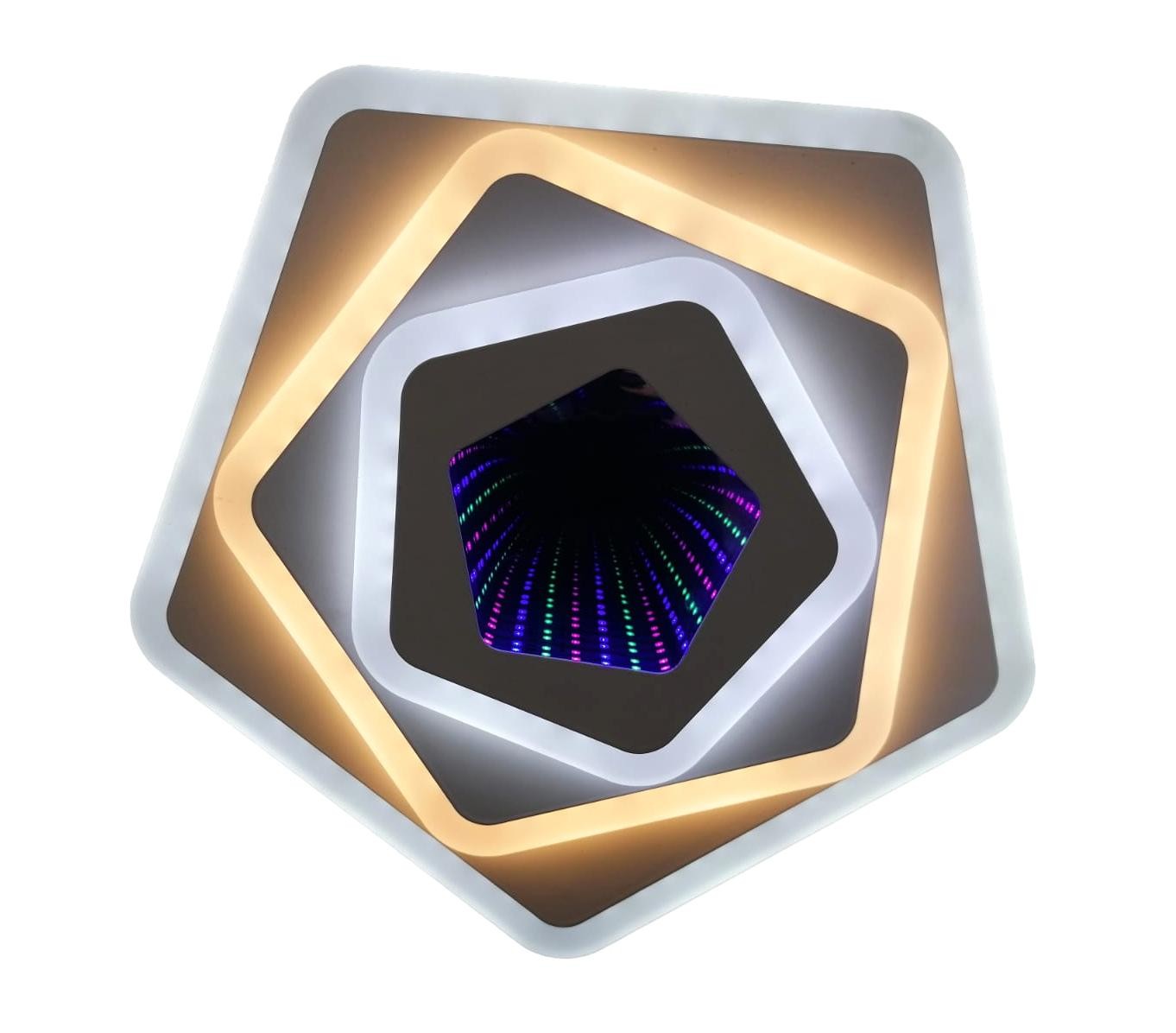 LED аплик GALAXY 3D Pentagon RGB еквивалент 300W