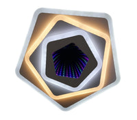 LED аплик GALAXY 3D Pentagon RGB еквивалент 300W