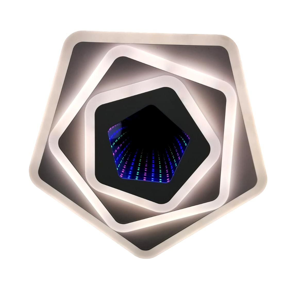 LED аплик GALAXY 3D Pentagon RGB еквивалент 300W