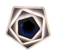 LED аплик GALAXY 3D Pentagon RGB еквивалент 300W