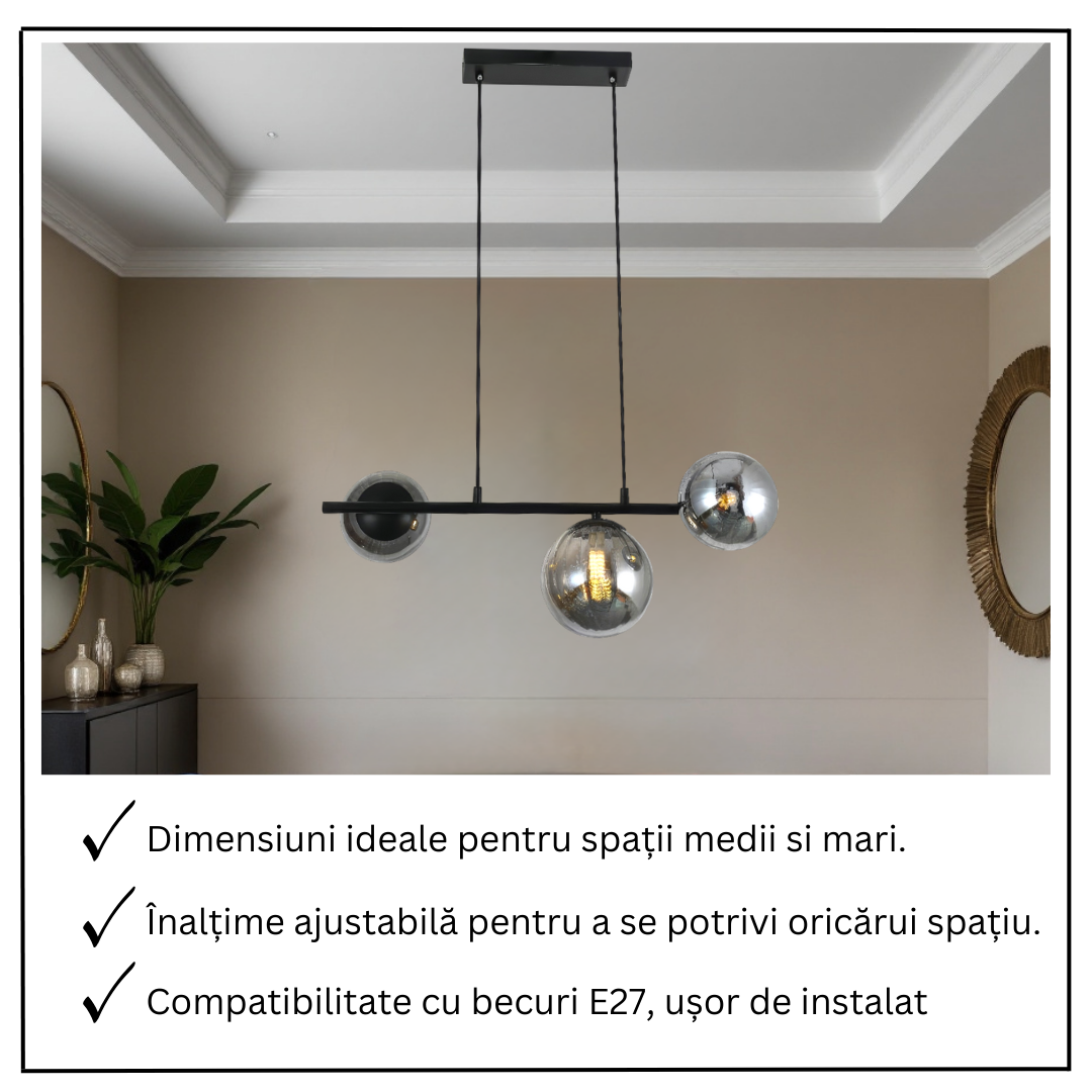 Осветително тяло Abajur 3xE27 Axis Lights - VP2412A-3
