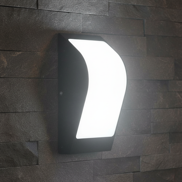 LED аплик 12W LUMETTA за външен монтаж, черна