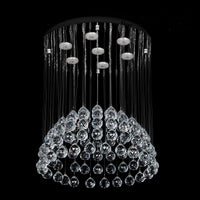 LED полилей Cristal Crysta 7x5W Silver 50CM Еквивалент 300W