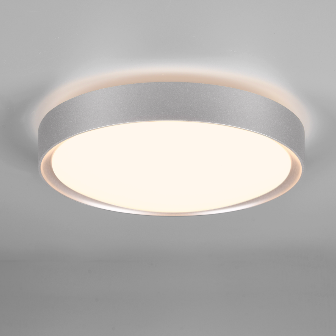 LED плафон за баня IP44 Clarimo Grey 12W еквивалент 100W