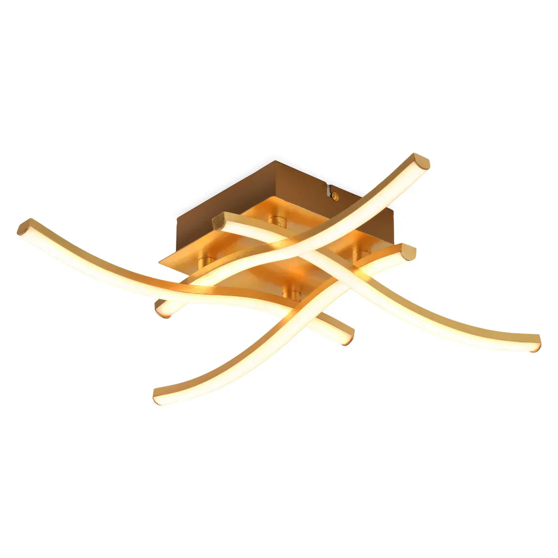 LED аплик Waves Lines Gold еквивалент 300W