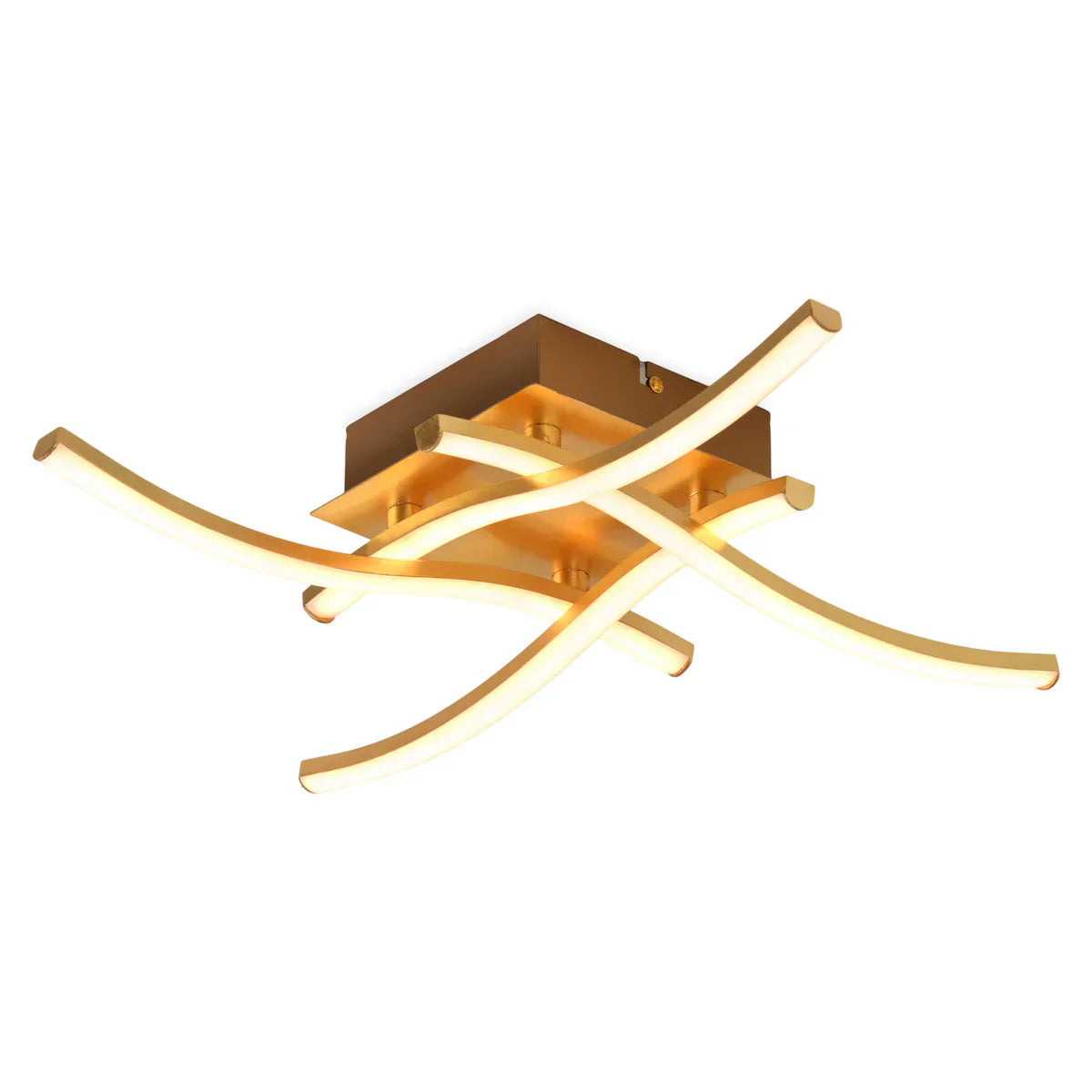 LED аплик Waves Lines Gold еквивалент 300W