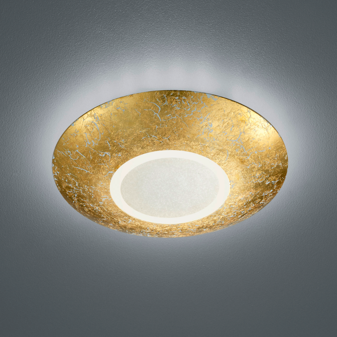 Плафониера LED 15.5W CHIROS Gold Еквивалент 150W