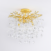 Lustra LED Gold 6XG9 KLARA AURIE / MINIMALIST DESIGN Lighting Fixtures