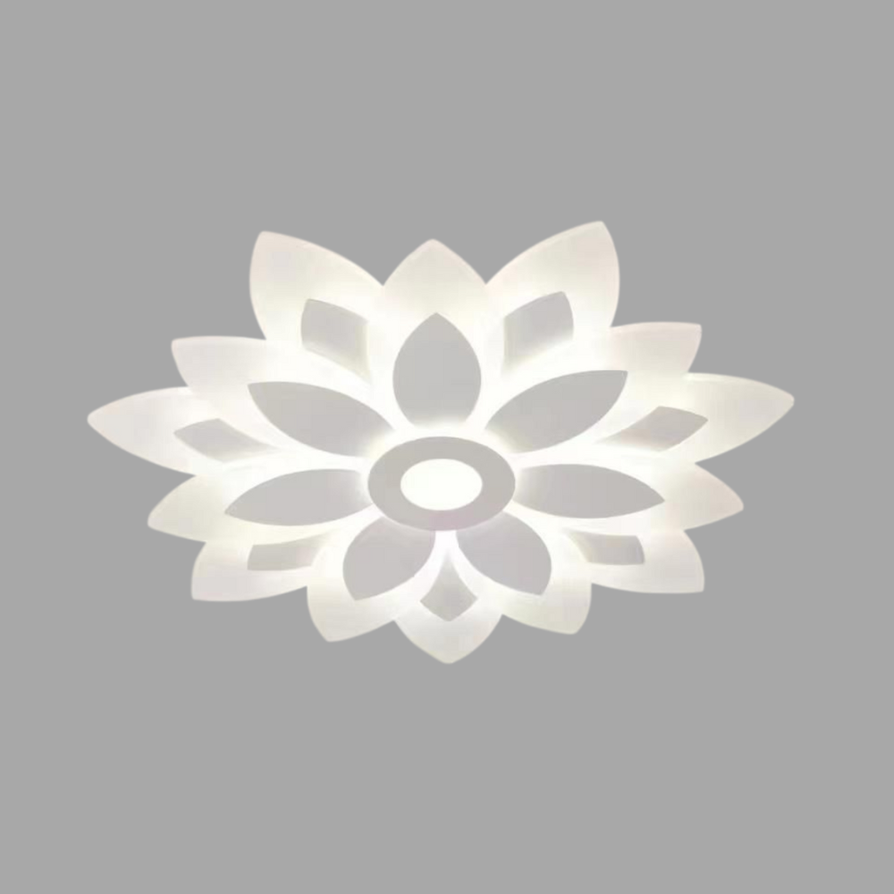 Lustra LED Aplicata Brilux White Echivalent 550W Telecomanda Lighting Fixtures