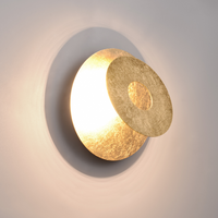 LED аплик Luxury Round Gold LEANO