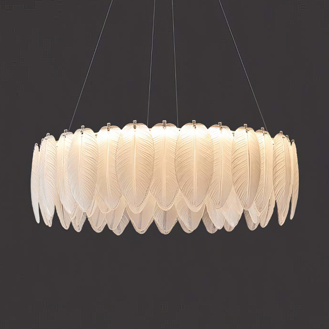 LED осветително тяло тип пендел 96W 50CM Feathers Deluxe еквивалент 500W