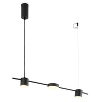 LED осветително тяло пендел Nordic Style Black еквивалент 200W с дистанционно
