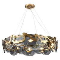 Полилей Maxi HARA Gold 10xE14 Ø75CM