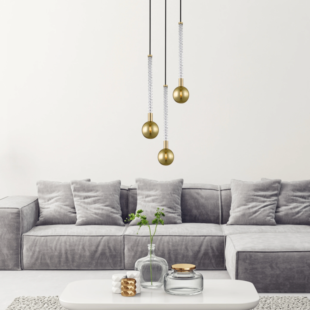Осветително тяло висящо Luxury Gold Mida