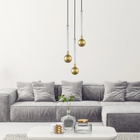 Осветително тяло висящо Luxury Gold Mida